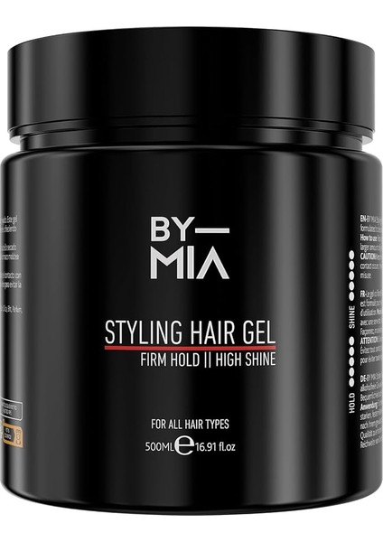 Mıa Saç Şekillendirici Jöle 500ML | Güçlü Tutuş | Yüksek Parlaklık, Islak Görünüm Saç Jölesi | Ultra Tutuş