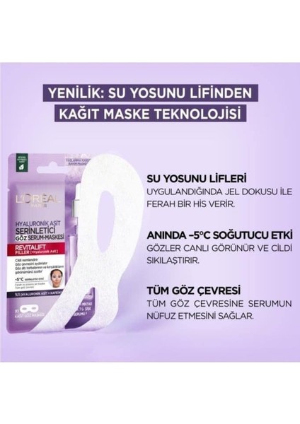 Parıs Revitalift Filler Göz Maskesi indirimleri