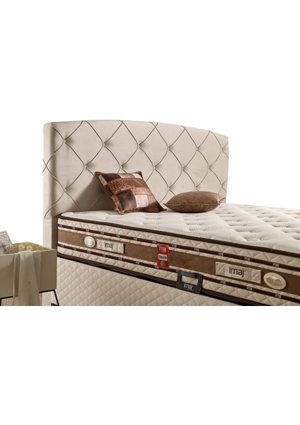 Cashmere Plus Set Çift Kişilik Yatak Seti 200 x 200 Başlık + Sandıklı Baza+ Ortopedik Yatak fiyatları