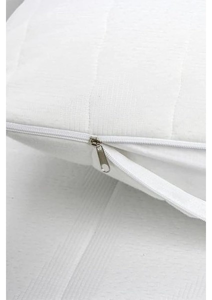 Kapitoneli Yastık Alezi 2'li Pamuklu Fermuarlı Kapitone Yastık Koruyucu Yastık Kılıfı indirimleri