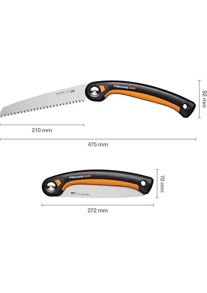 SW69 Plus Katlanır Testere, Siyah/turuncu, 21 cm Uzunluk indirimleri