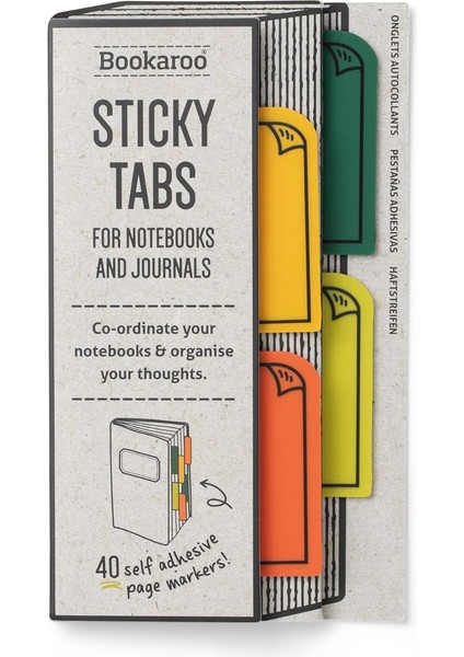 Bookaroo Kitap Ayracı ve Post It Yellow