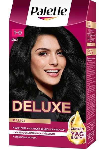 Deluxe 1-0 Siyah Saç Boyası