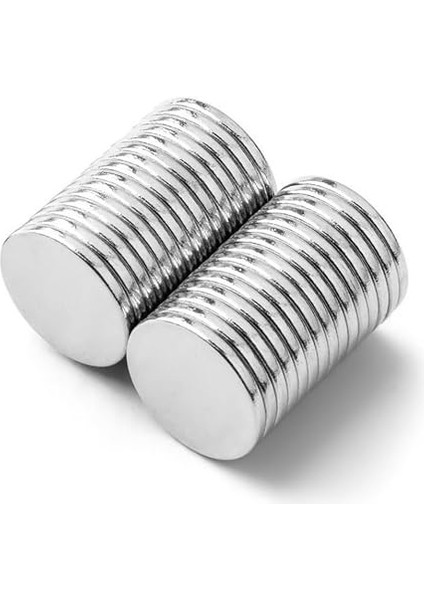 mm N35 Yuvarlak Neodyum Mıknatıs – Güçlü ve Dayanıklı Manyetik Disk (50 Adet)