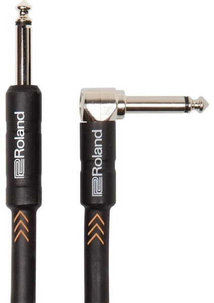 Black-Serisi 3 M Enstrüman Kablosu, Açılı/düz 6,3 mm Jak - RIC-B10A