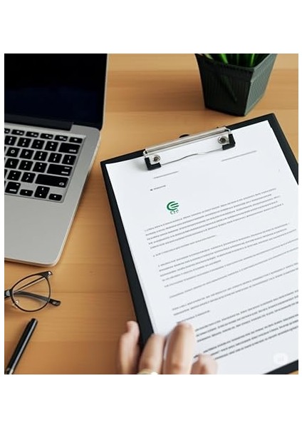 Plastik - A4 Kapaklı Sekreterlik Siyah, Bloknot Yazı Tablası, Clipboard fırsatları