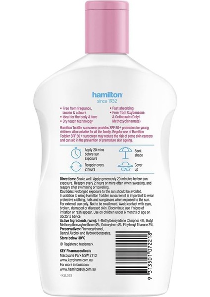 Toddler SPF50+ Lotion 250ML fiyatları
