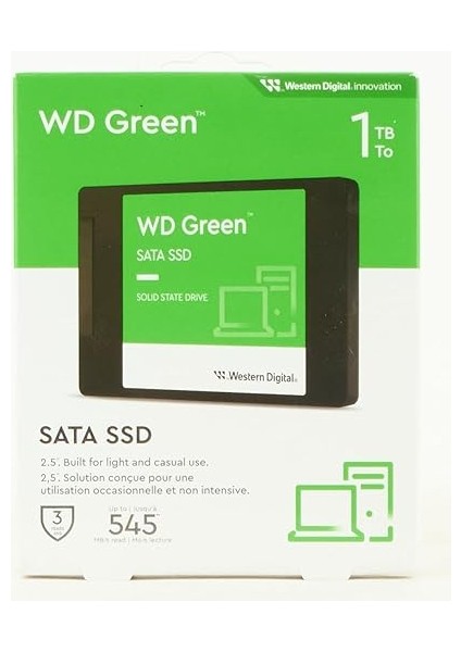 Green SSD 1tb 2.5 545MB/S 465MB/S WDS100T3G0A fırsatları