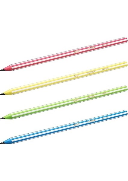 Evolution Stripes Kurşun Kalem 12'li Kutu,kıymık Oluşturmaz, Çiğnemeye Karşı Dayanıklı, Kolay Açılır fiyatları