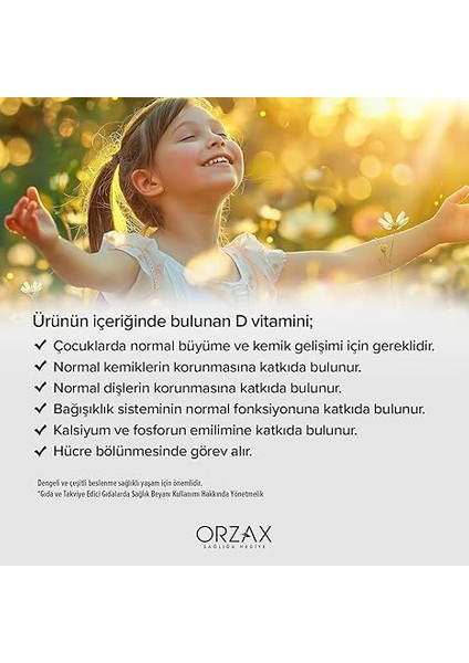 Vitamin D3 400 Iu 130 Puf Oral Sprey (1 x 20 Ml) fırsatları