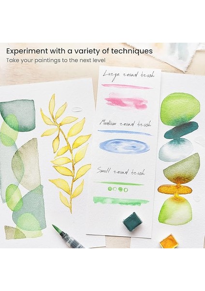 Suluboya Boyama Için Su Fırçası Kalemleri, 4'lü Su Kalemi Seti, Çeşitli Yumuşak Naylon Kıl Ucu Boyutları, Kendinden Nemlendirici, Doldurulabilir Su Fırçası Seti, Aquarelle Mürekkep Için fırsatları