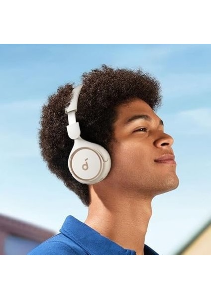 By Anker H30I Bluetooth Kulaklık, 70 Saat Oynatma, 40MM Sürücüler, Bluetooth 5.3, Ultra Hafif, Uygulama Destekli, Beyaz fiyatları