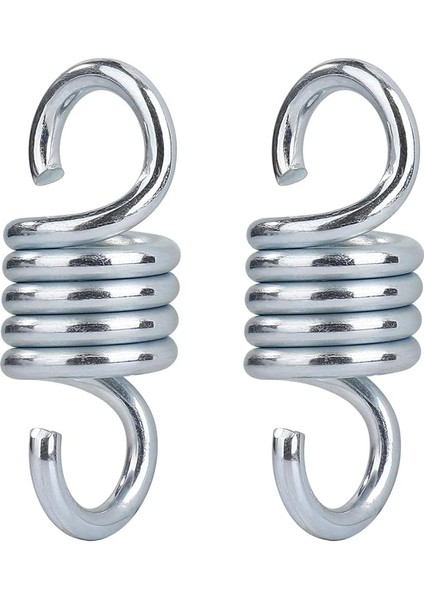 Ağır Hizmet Yaylı Sertleştirilmiş Galvanizli Çelik Uzatma Yay Kapasitesi 500KG/1100LBS Hamak Asılı Sandalyeler Için Sundurma Salıncakları 2 Adet