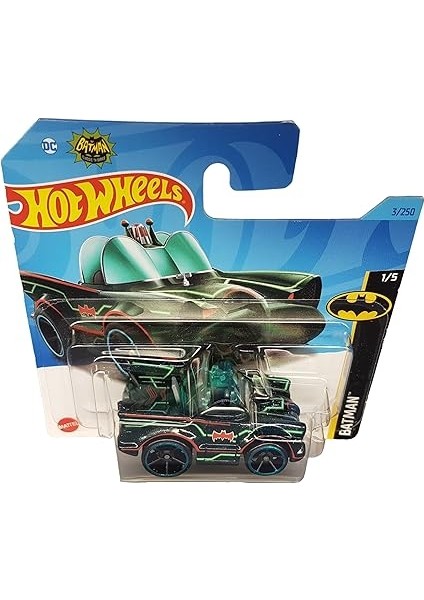 Wheels - Classic Tv Serisi Batmobile - Batman 1/5 - HKJ72 - Short Card - Dc - Mattel 2023 fiyatları