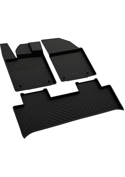 Autoaccessories Togg T10X ile Uyumlu 4d Havuzlu Kauçuk Paspas 2023 ve Üstü