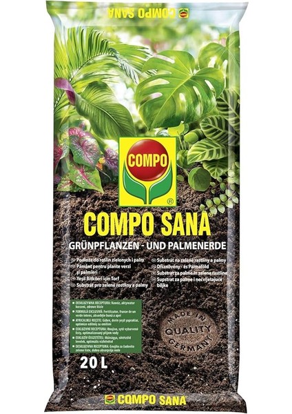 Sana 1451 Yeşil Bitkiler Için Toprak, 20LT
