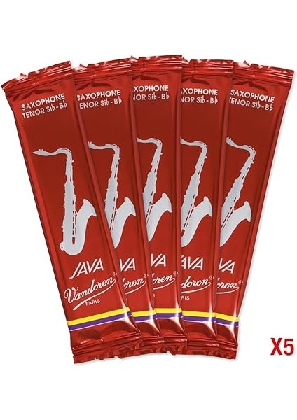 Java Kırmızı Tenor Saksafon Kamışlar - 5 Kutu - Mukavemet 3 indirimleri