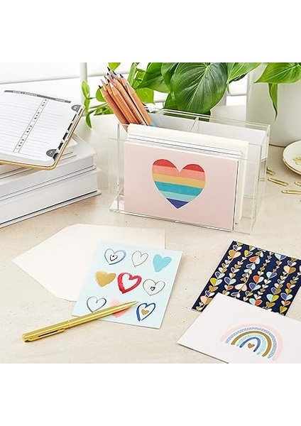 Tüm Durumlar Için Kartlar, Zarflı 24 Boş Kart (Kalpler) fiyatları