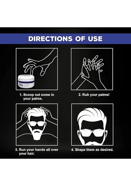 Krem 6 Saç Şekillendirici Wax/uzun Saç Tiplerine Yönelik 150 ml indirimleri