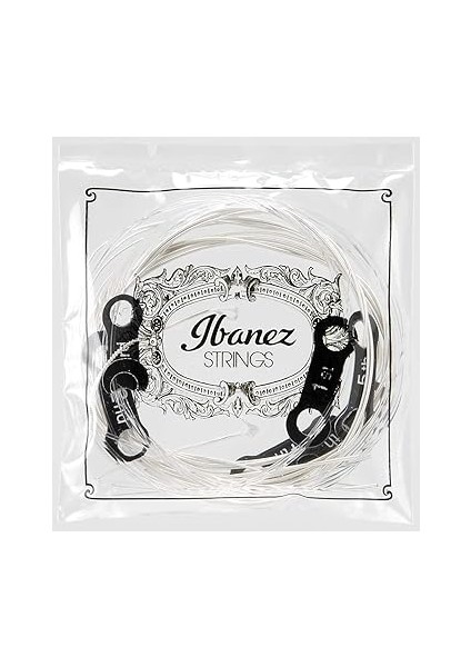 Tel Seti 6 String Hard Gerginlik Için - .0285/.0327/.0410/.030/.036/044 Şeffaf Naylon/gümüş Kaplama Sargı (ICLS6HT), .0285/.0327/.0410/.030/.036/.044 modelleri