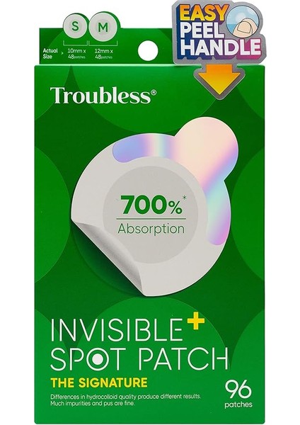 Ultra Ince ve Şeffaf Suya DAYANIKLI%700 Emme Kapasiteli Kore Üretimi Akne ve Sivilce Bandı 96'lı