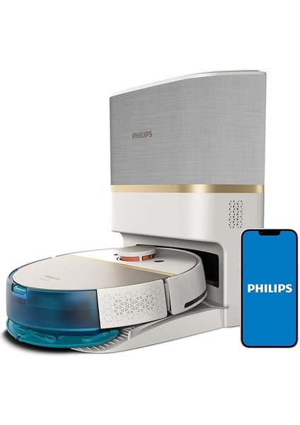 7000 Serisi Homerun Aqua Islak Kuru Robot Süpürge, Otomatik Boşaltma Istasyonlu, Homerun, XU7100/02