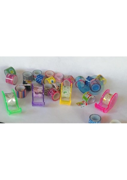 Renkli 10'lu Bant ve 5'limekanizmalı Bant Paketi Mıksbant fırsatları