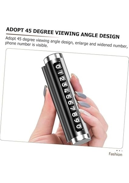 Araç Park Kasa Çevirmeli Araç Içi Park Telefon Numaratör Park Numarası Parkmatik Araç Torpido Üstü Parktel Telefon Yazısı Siyah fırsatları