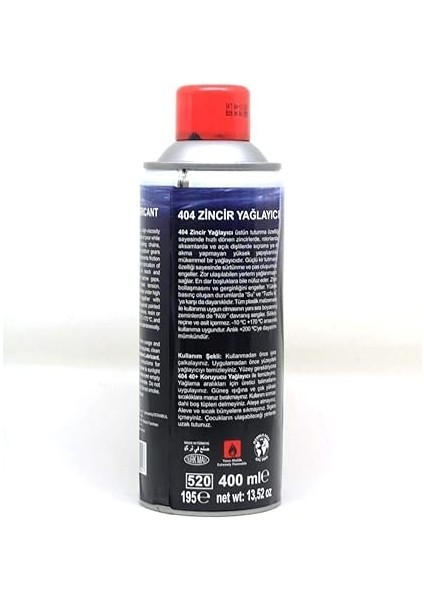 Motosiklet - Bisiklet Zincir Yağı 400 ml fiyatları