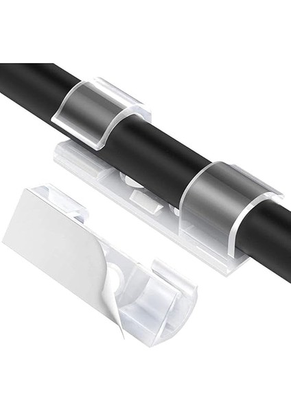 20'li Kablo Tutucu Sabitleyi Masa Duvara Uygun Ev Ofis Kablo Klips Organizeri fırsatları