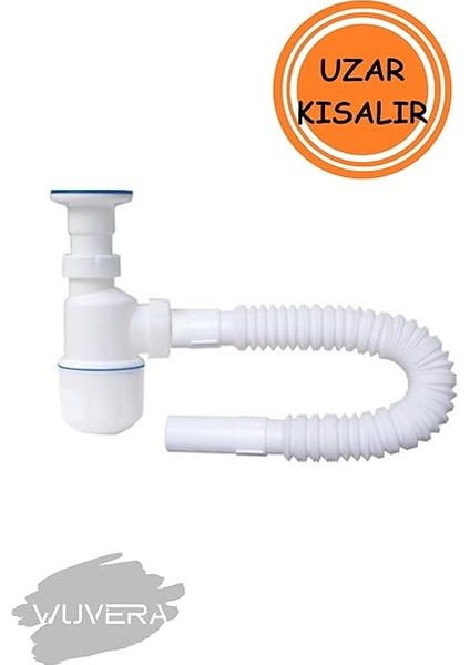 Körüklü Tahliye Taslı Lavabo Evye Sifonu - Depolu Lavabo Evye Gider Borusu fiyatları