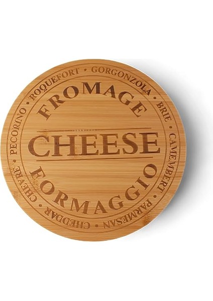 Bambu Peynir ve Kesim Sunum Tahtası Yuvarlak 27,5cm*27,5cm*1,5cm - Ahşap Peynir, Kesme Tahtası ve Sunum Tepsisi fiyatları