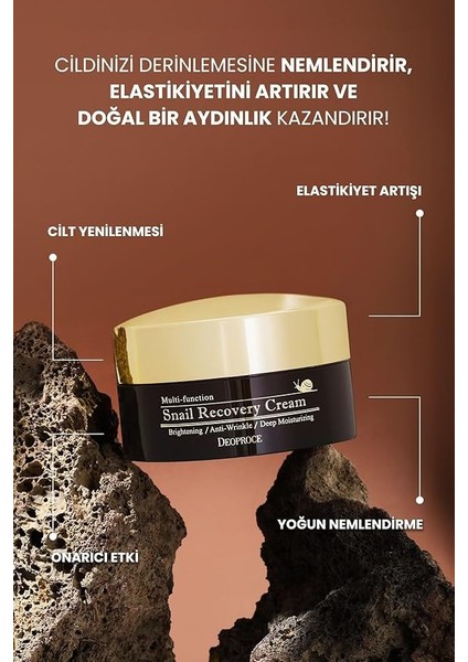 Salyangoz Müsini Içeren Aydınlatıcı ve Kırışıklık Karşıtı Premium Yüz Bakım Kremi 100 Mililitre modelleri