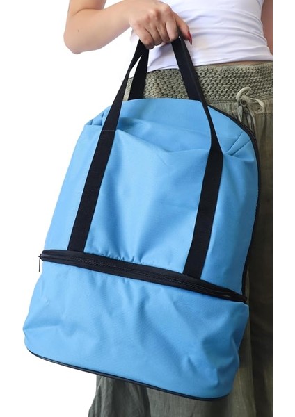 Çanta Plaj Çanta Piknik Çanta Isı Yalıtımlı Sıcak Soğuk Tutucu Outdoor 2 Bölmeli 26 Litre indirimleri