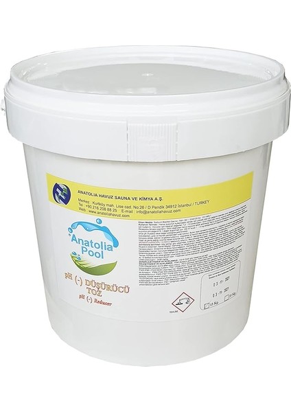 Pool Ph (-) Düşürücü Toz 15 kg (Ph - Reducer)