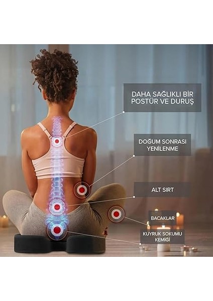 Medical Kuyruk Sokumu Minderi Yastığı 36 * 44 * 9.5 Ortopedik Oturma Minderi, Ofis Sandalyesi, Tekerlekli Sandalye, Araba Koltuğu, Siyatik Sinir Için fiyatları