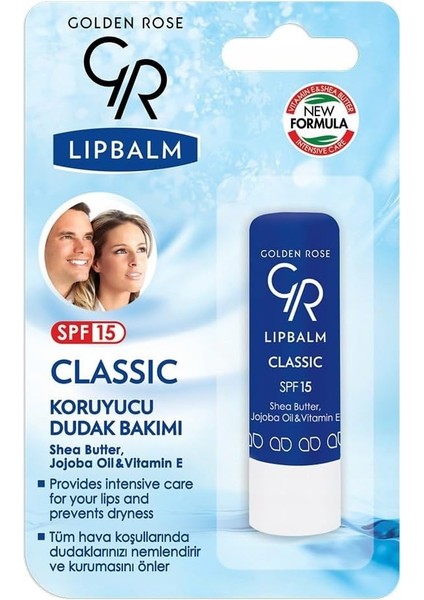 Rose Lip Balm Dudak Bakım Kremi Spf 15 Classic No:01