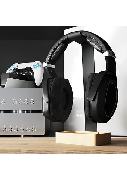 Essentials – Kulaklık Tutucu ve Başlık Askısı, Son Derece Dayanıklı Metal ve Bambudan Yapılmış, Plastiksiz – Pratik Tutucu Başlığı Korur ve Masa Düzenini Sağlar fırsatları