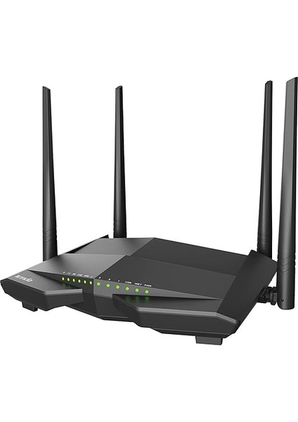 AC1200 Mbps Dual Band Kablosuz 4 x Gigabit Port Fiber Vdsl/adsl Modem Router fırsatları