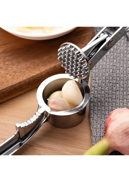 Toptan Çelik Sarımsak Ezici Mutfak Sarımsak Presi/kıyma/kırıcı Ingiltere, Soyucu Sıkacağı Ağır Hizmet Sarımsak Presseri, Kullanıcı Dostu Doğrayıcı, Temizlemesi Kolay ve Dayanıklı modelleri