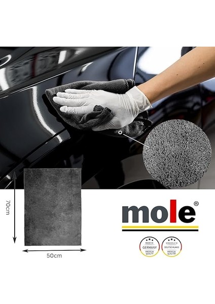 Mikrofiber Çift Yüzlü Oto Kurulama Havlusu 50×70 440GSM – Paket Içeriği 1 Adet- Renk Antrasit fiyatları