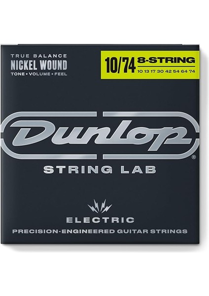 Dunlop DEN1074 Nickel 8 Telli Elektro Gitar Teli (10-74)
