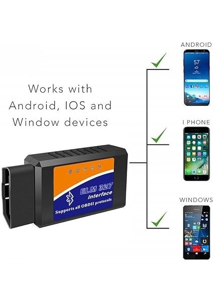 ELM327 Obd2 Bluetooth V2.1 Araç Arıza Tespit Cihazı fırsatları