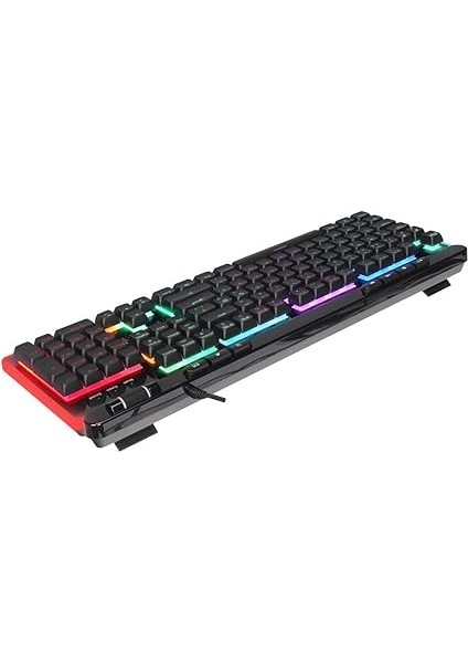 Shıne K14 Siyah USB Rgb Backlight Membrane Gaming Oyuncu Klavye indirimleri