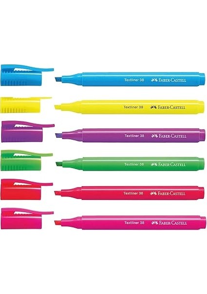 Fosforlu Kalem 38 Neon Renkler 6'lı fırsatları