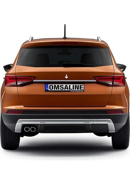 Line Seat Ateca ile Uyumlu Krom Plaka Üstü Çıta 2016 ve Sonrası