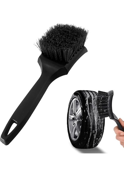 - Lastik, Paspas Temizleme Fırçası, Arabalar Veya Motorsikletler Için Lastik Temizleyici Sert Fırça