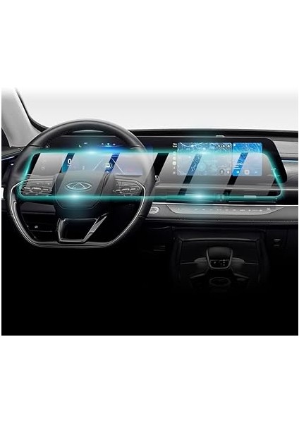Chery 2024 Tiggo 7-8 Pro Max 24.6 Bilgi Eğlence Ekranı Için (Tek Parça) 9h Nano Proactive Ekran Koruyucu, Duyarlı Dokunmatik Hassasiyet, Darbeye Dayanıklı fiyatları