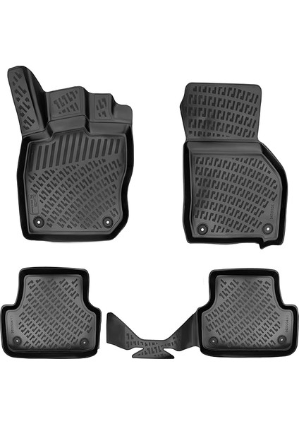 Audi A3 2020 Sonrası Uyumlu 3D Havuzlu Paspas