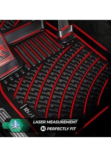 Audi A3 2020 Sonrası Uyumlu 3D Havuzlu Paspas modelleri